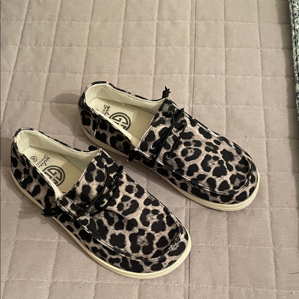 Leopard Print Women's Casual Sneakers